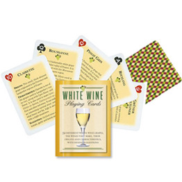White Wine Playing Cards 